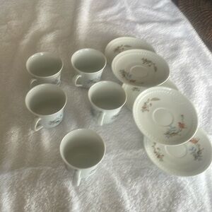 Vintage mini teacup and saucer set